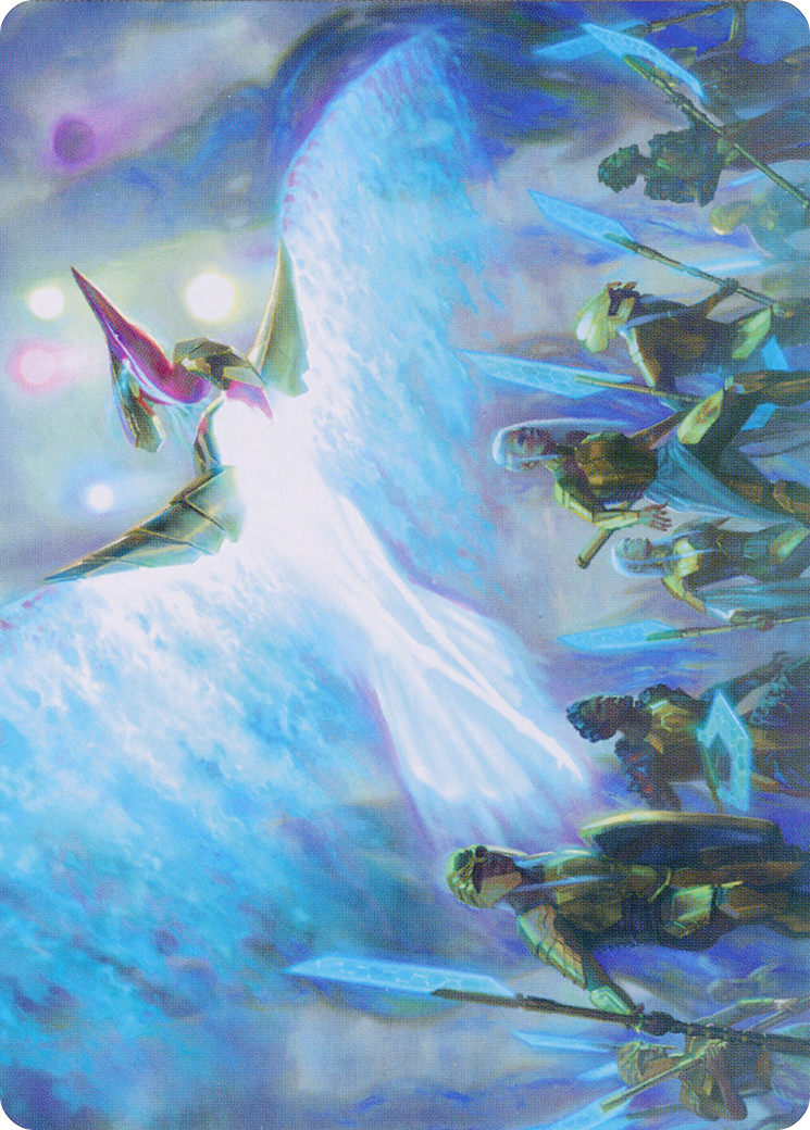 Otharri, Suns' Glory // Otharri, Suns' Glory (AONE-052) (Borderless) [Phyrexia: All Will Be One Art Series] Foil