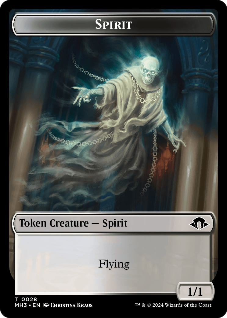Spirit (TMH3-028) [Modern Horizons 3 Tokens] Foil