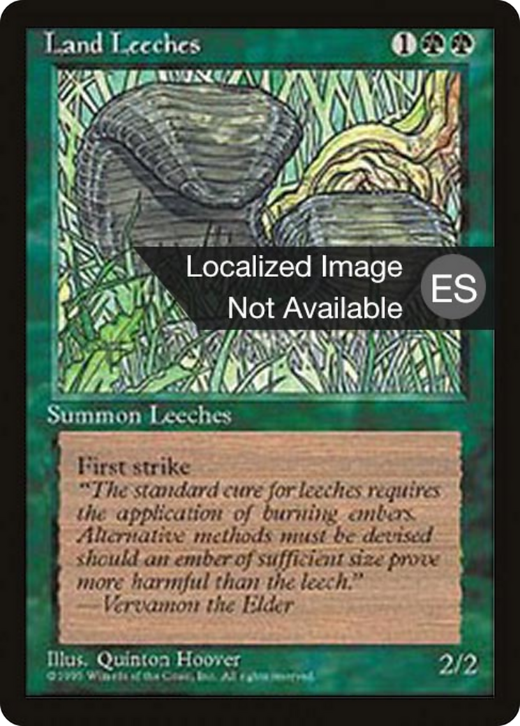 Land Leeches [Fourth Edition Foreign Black Border]