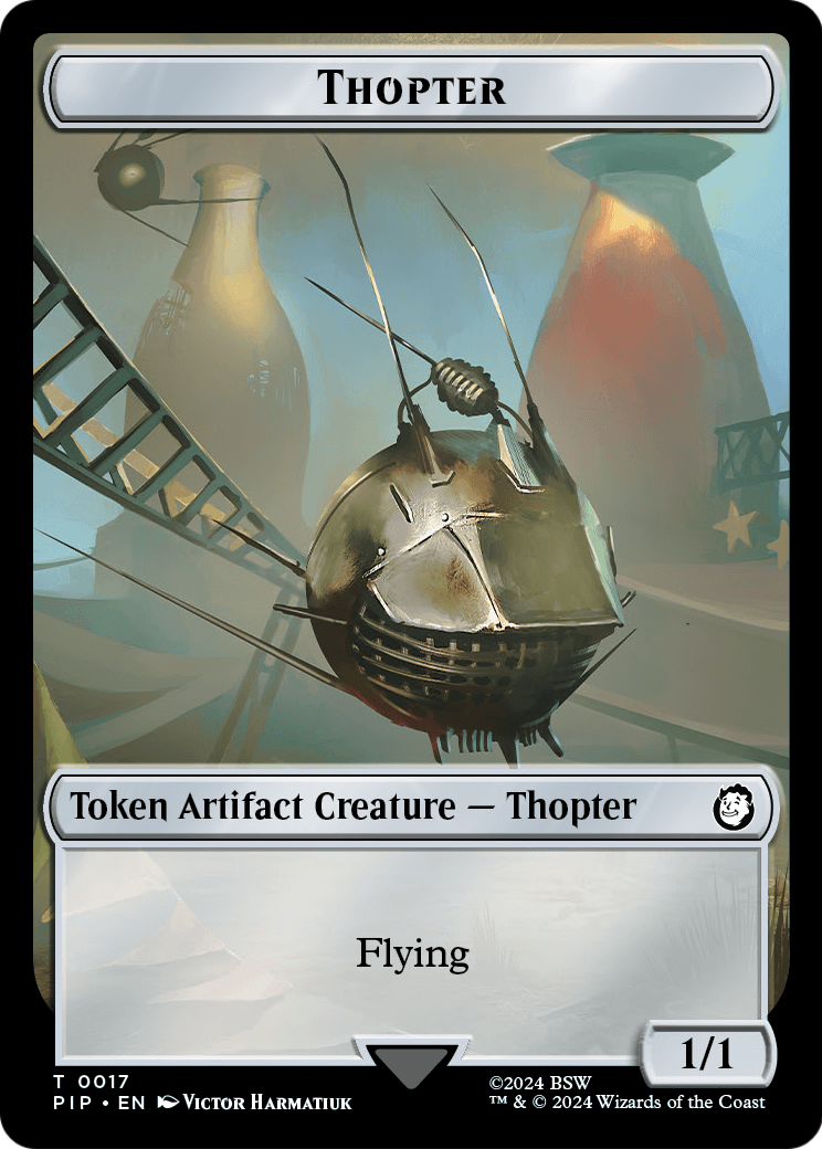 Thopter (TPIP-017) [Fallout Tokens] Foil