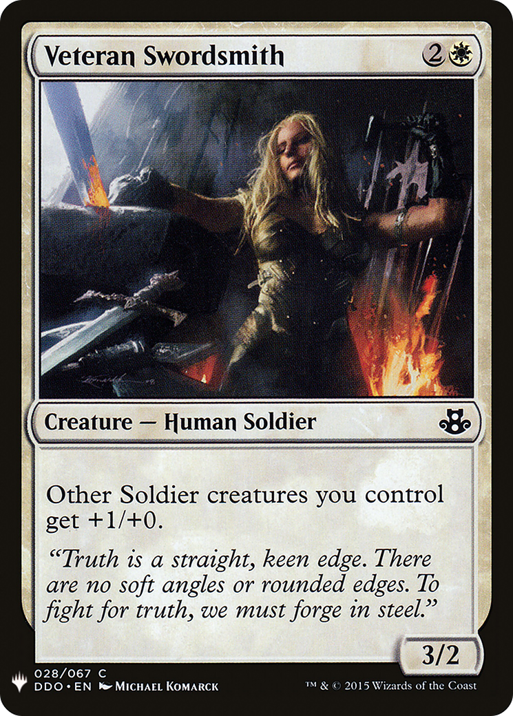 Veteran Swordsmith (LIST-028) [The List]