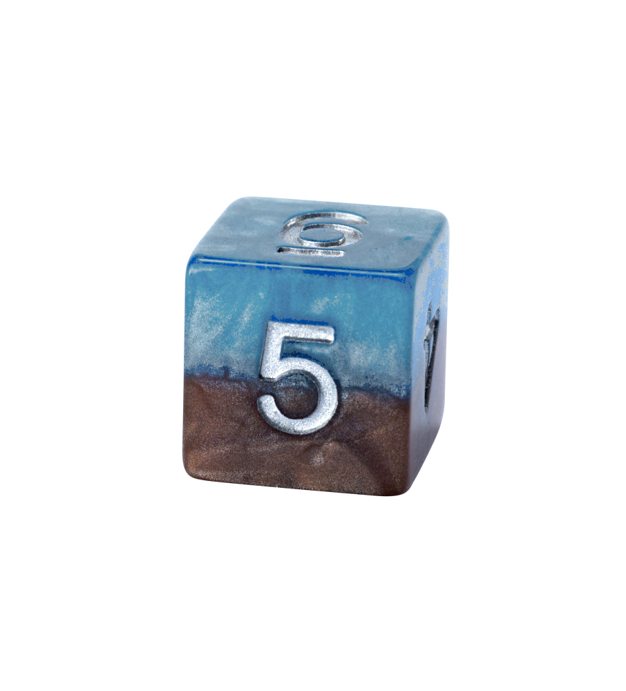 Gate Keeper Games - Halfsies Dice - 'Earth Elemental' - 12d6 Dice Set