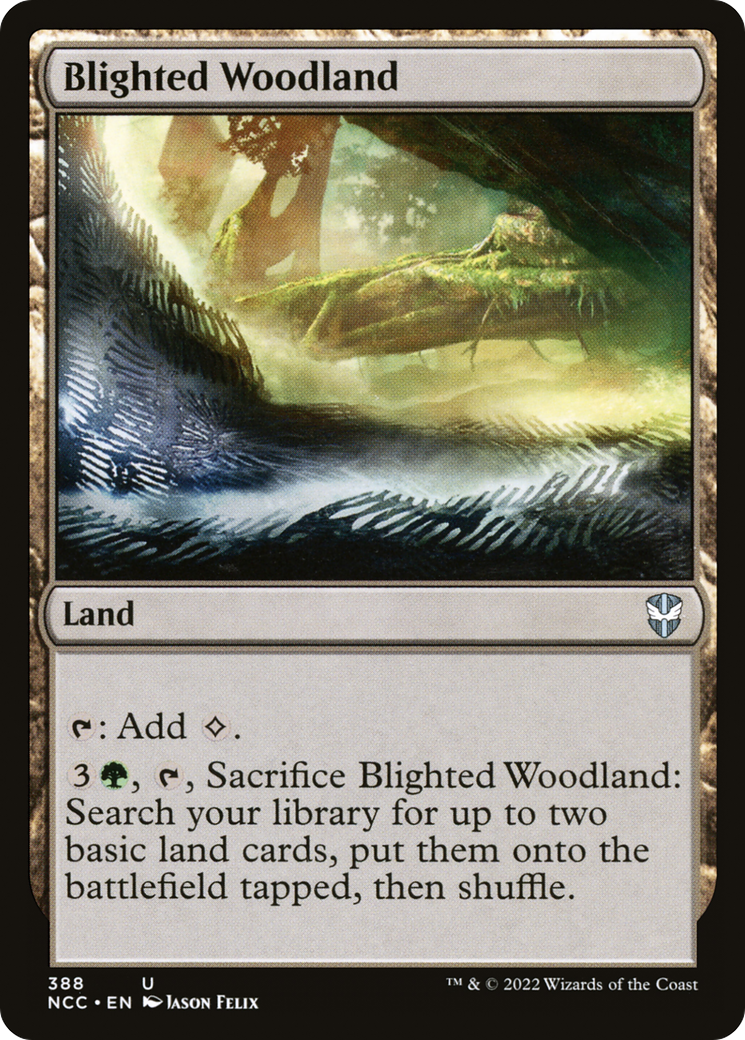 Blighted Woodland (NCC-388) [New Capenna Commander]