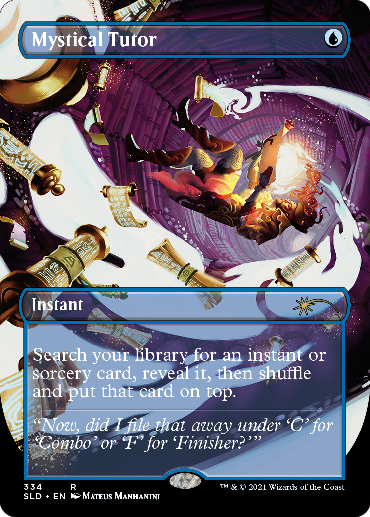 Mystical Tutor (SLD-334) (Borderless) [Secret Lair Drop] Foil