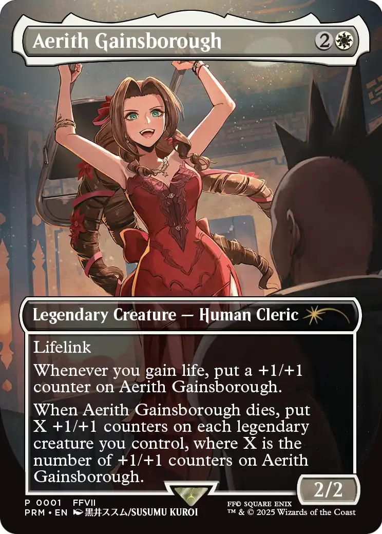 Aerith Gainsborough (PTP-001) (Borderless) [Pro Tour Promos]