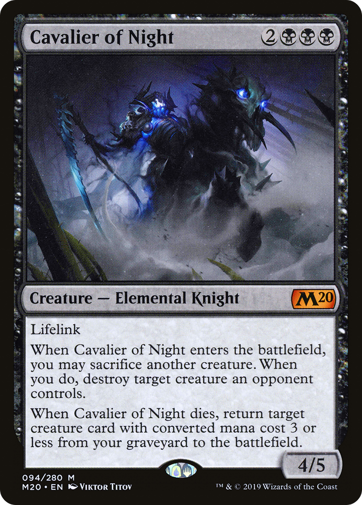 Cavalier of Night (M20-094) [Core Set 2020]