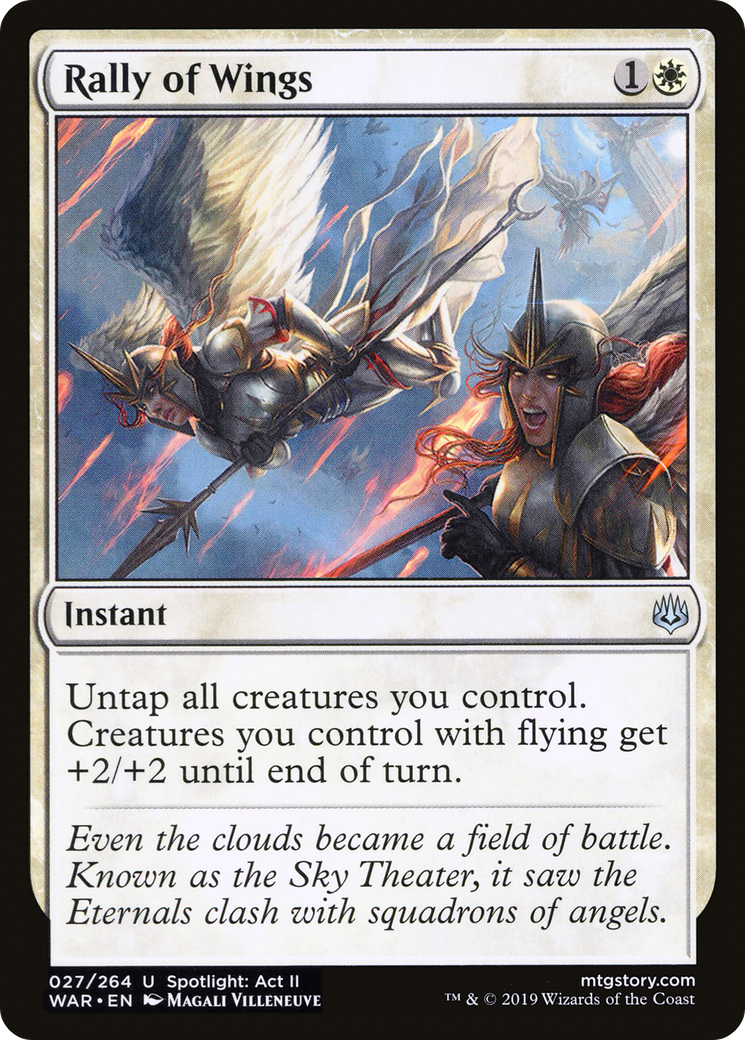 Rally of Wings (WAR-027) [War of the Spark] Foil