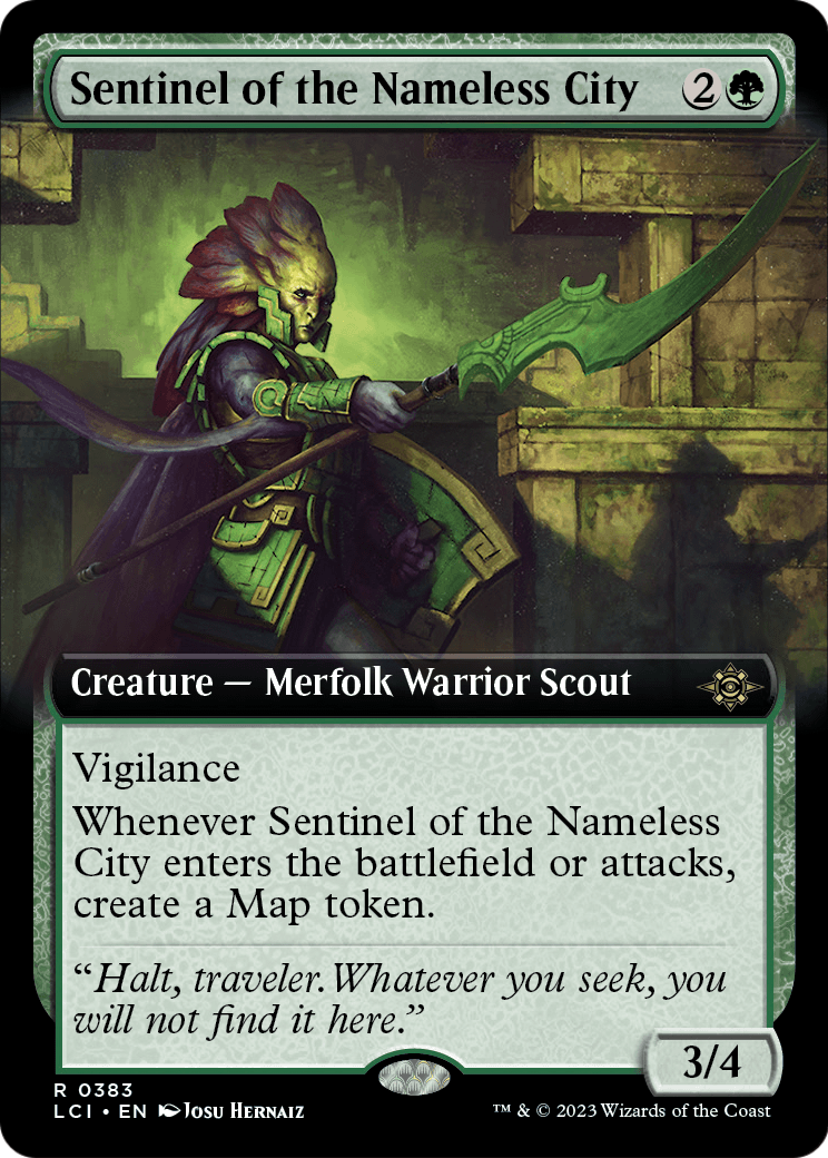Sentinel of the Nameless City (Extended Art) (LCI-383) [The Lost Caverns of Ixalan]