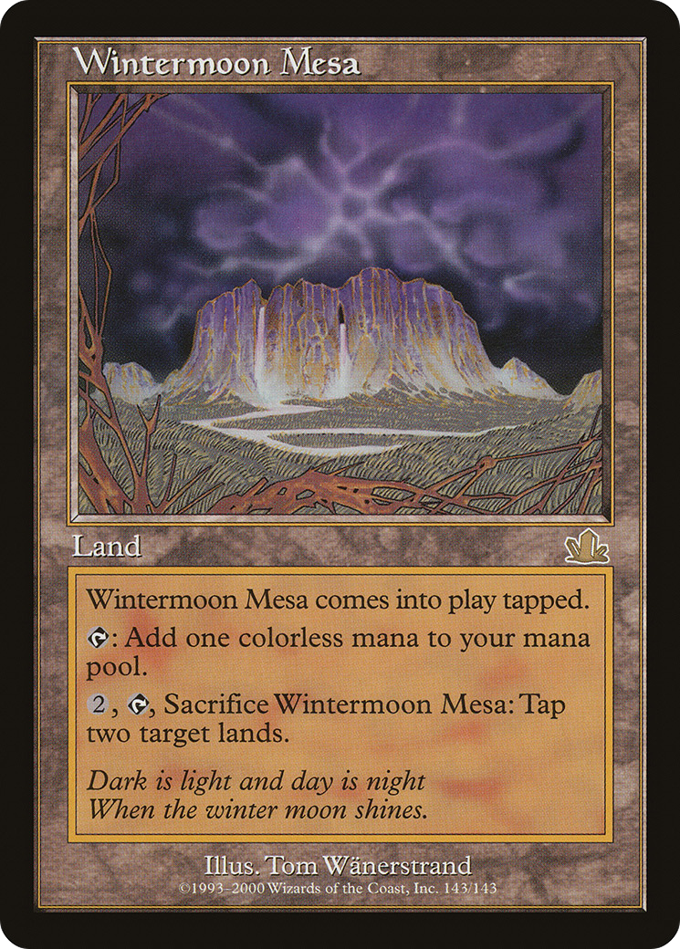 Wintermoon Mesa (PCY-143) [Prophecy] Foil