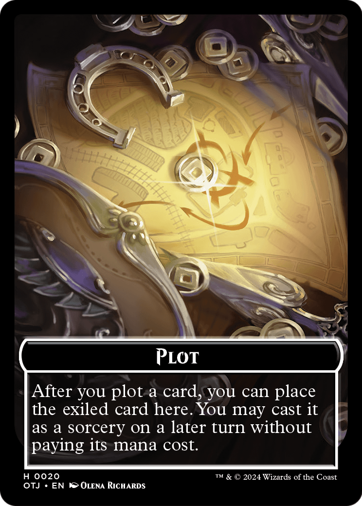 Plot (TOTJ-020) [Outlaws of Thunder Junction Tokens]