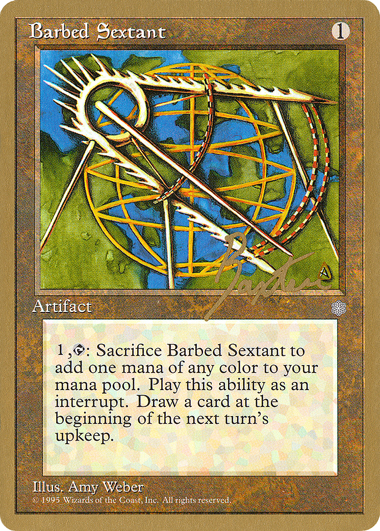 Barbed Sextant - 1996 George Baxter (ICE) [Pro Tour Collector Set]