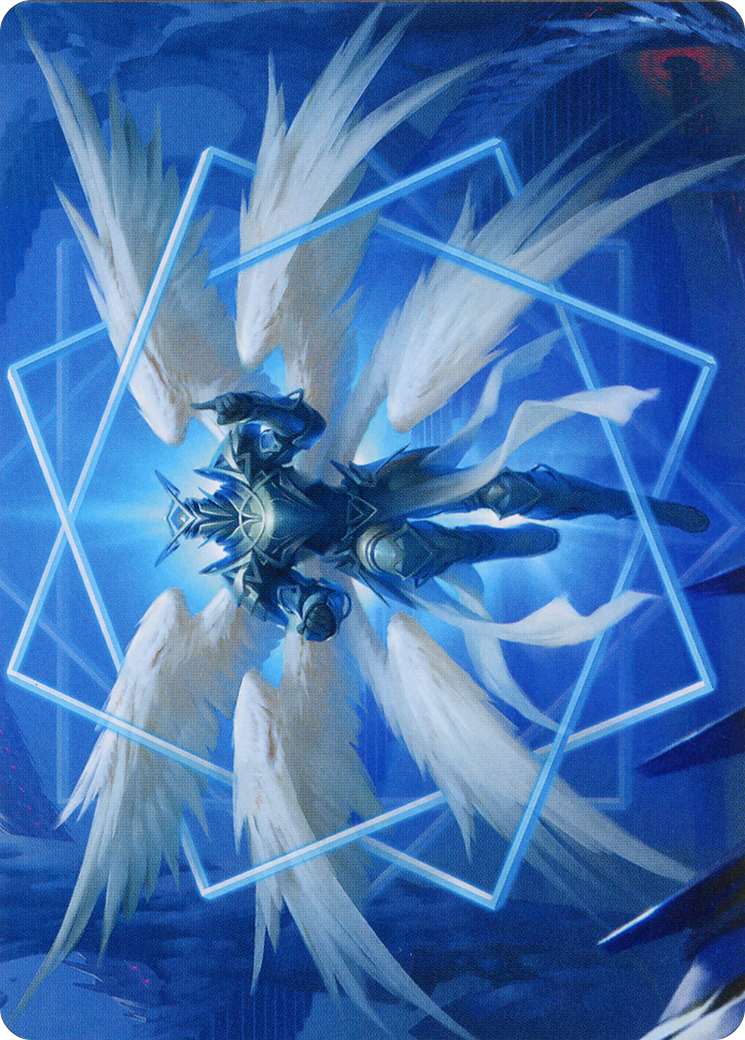 Vertex Paladin // Vertex Paladin (AMOM-048) (Borderless) [March of the Machine Art Series] Foil