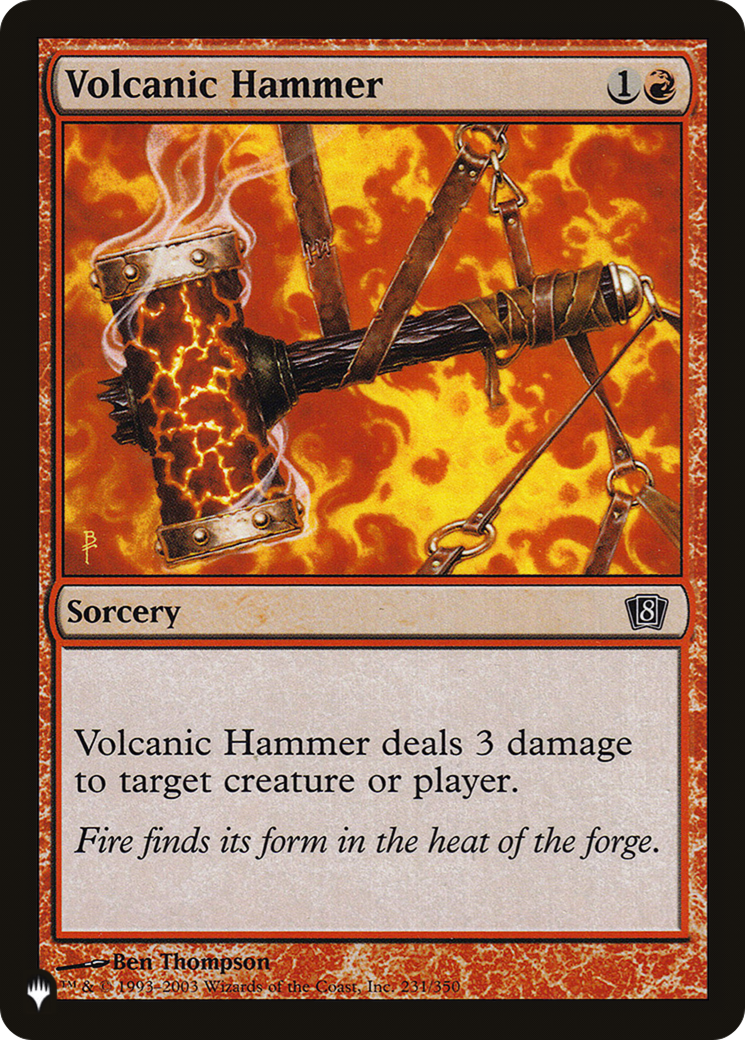 Volcanic Hammer (LIST-231/350) [The List]
