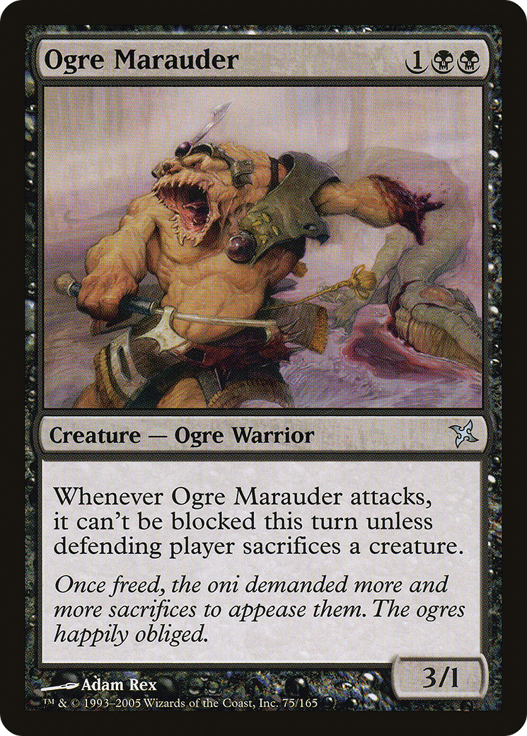 Ogre Marauder (BOK-075) [Betrayers of Kamigawa]