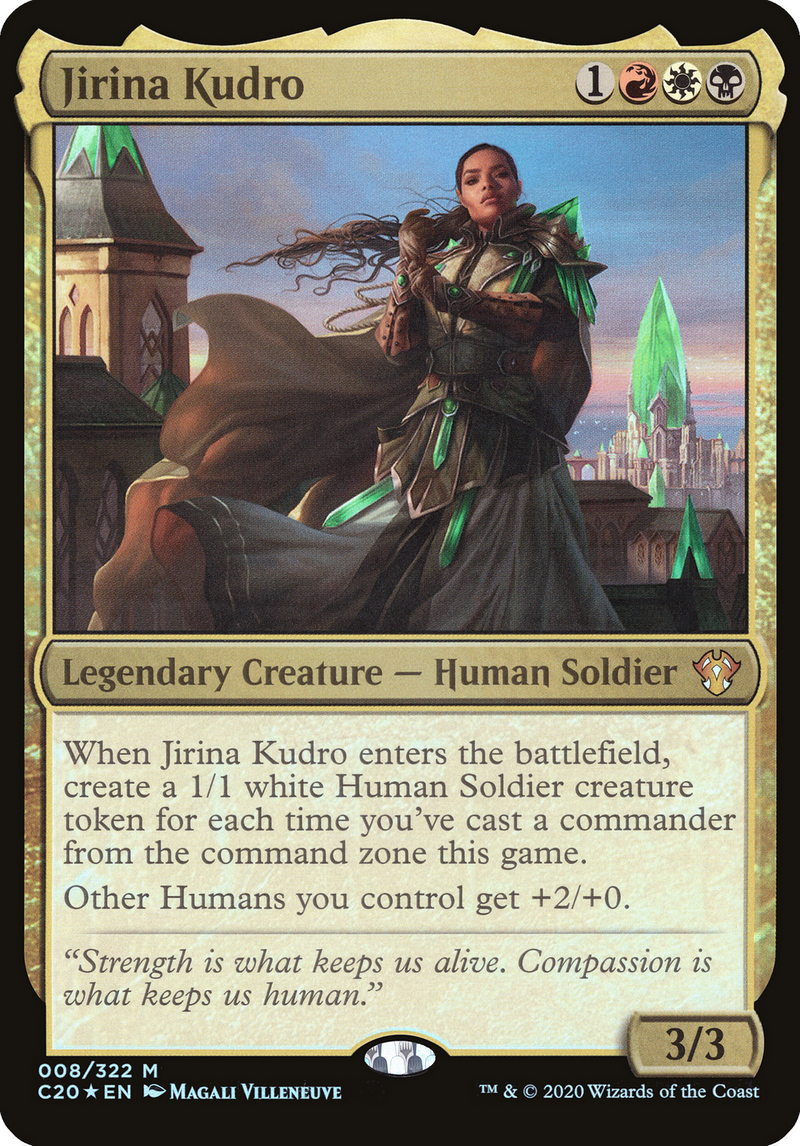 Jirina Kudro (Commander 2020) (OVER-008) [Commander 2020 Oversized] Foil