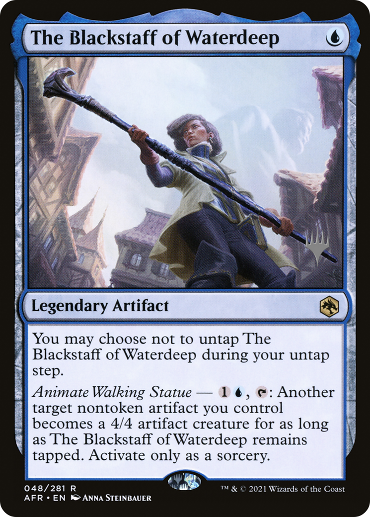 The Blackstaff of Waterdeep (PPAFR-048) [Promo Pack: Adventures in the Forgotten Realms Promos] Foil