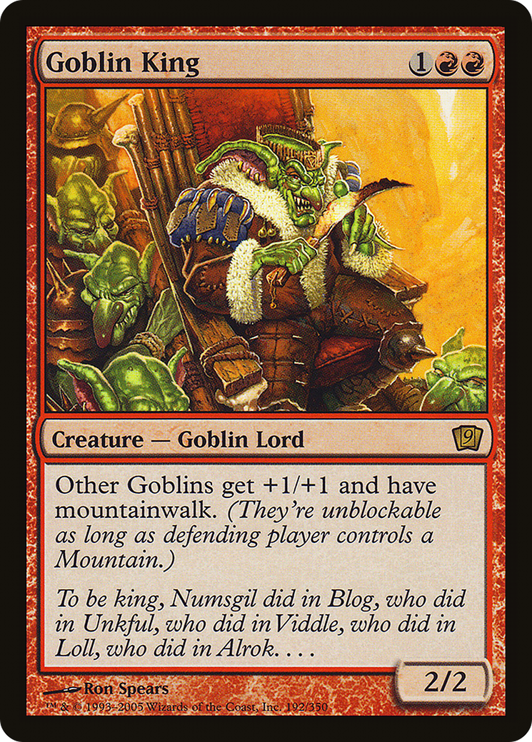 Goblin King (9ED-192) [9th Edition]
