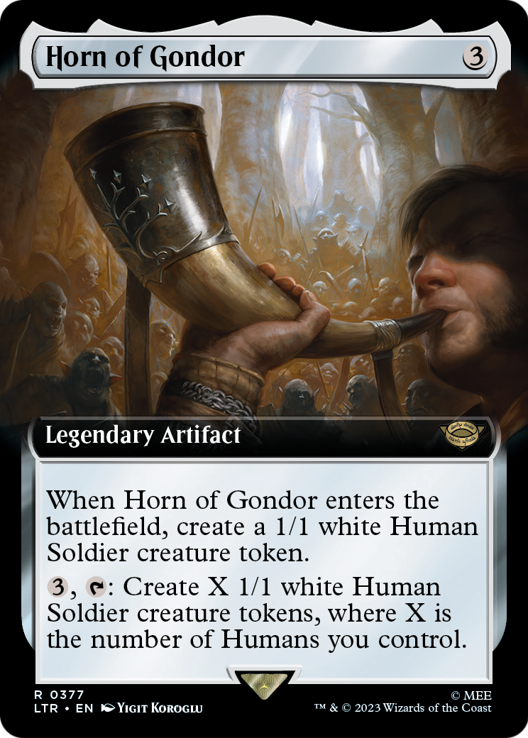 Horn of Gondor (Extended Art) (LTR-377) [The Lord of the Rings: Tales of Middle-earth]