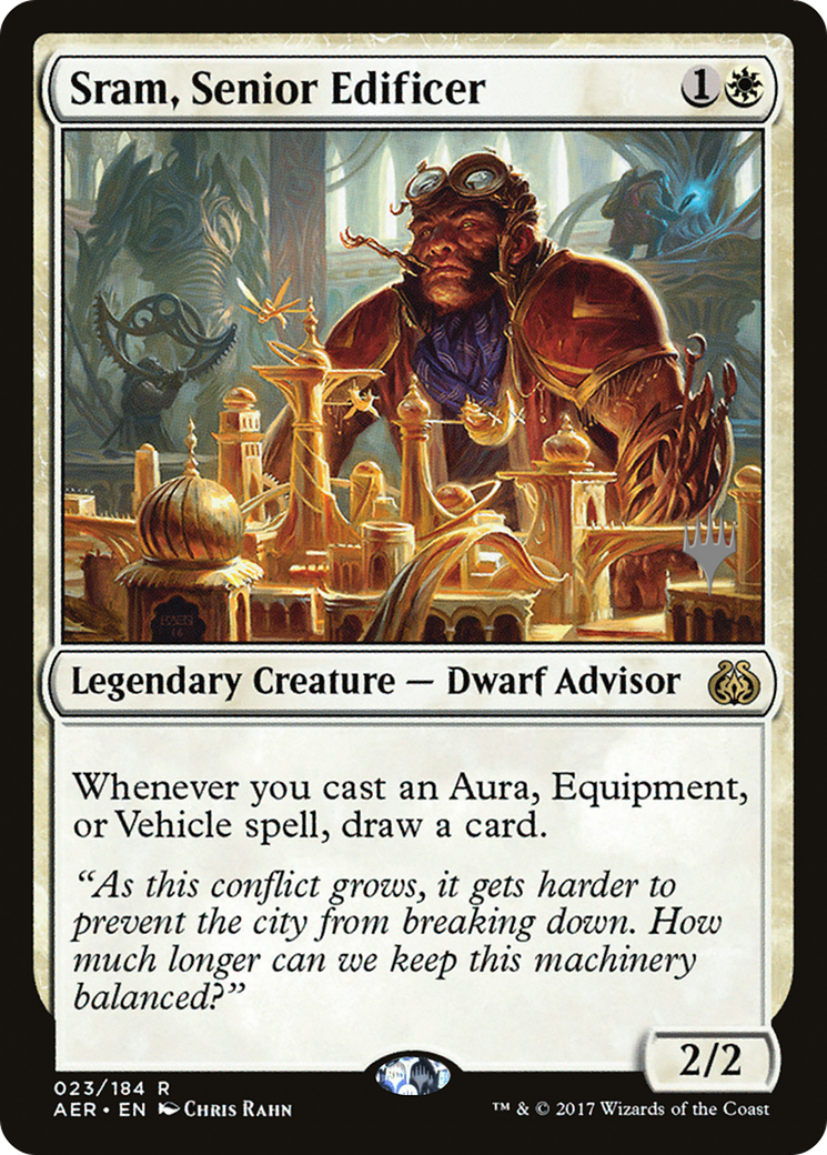Sram, Senior Edificer [Promo Pack: Aether Revolt Promos] Foil