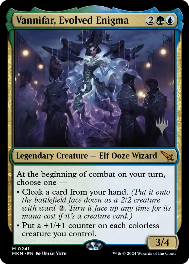 Vannifar, Evolved Enigma (PPMKM-241) [Promo Pack: Murders at Karlov Manor Promos]