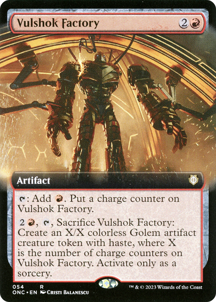 Vulshok Factory (Extended Art) (ONC-054) [Phyrexia: All Will Be One Commander]