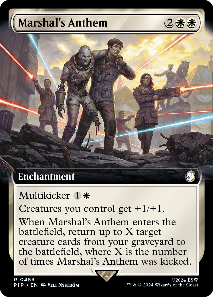 Marshal's Anthem (Extended Art) (PIP-453) [Fallout] Foil