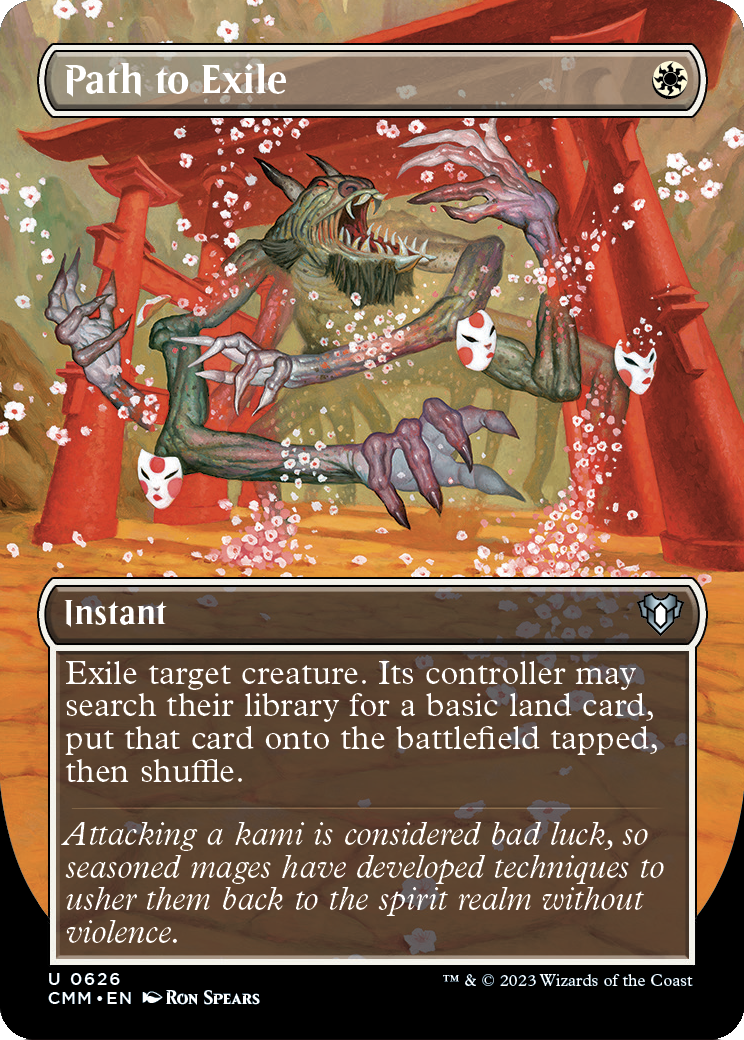 Path to Exile (Borderless) (CMM-626) [Commander Masters]