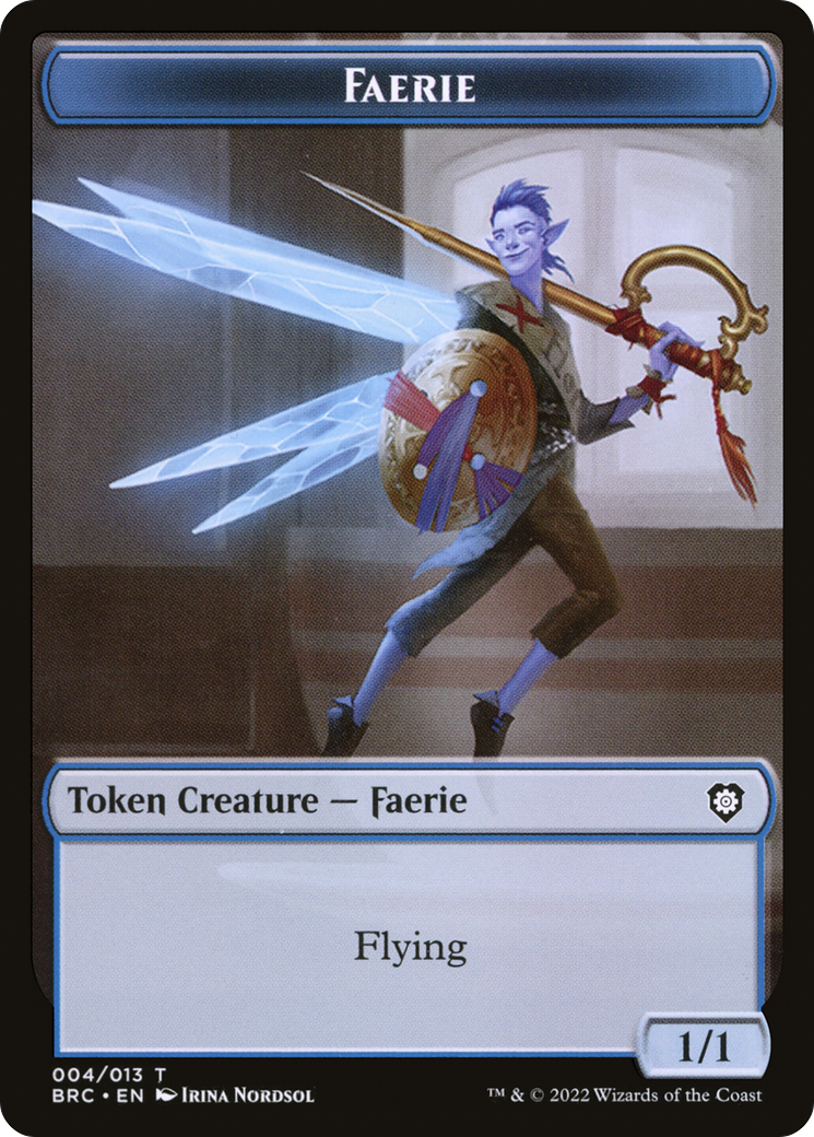 Faerie (TBRC-004) [The Brothers' War Commander Tokens] Foil