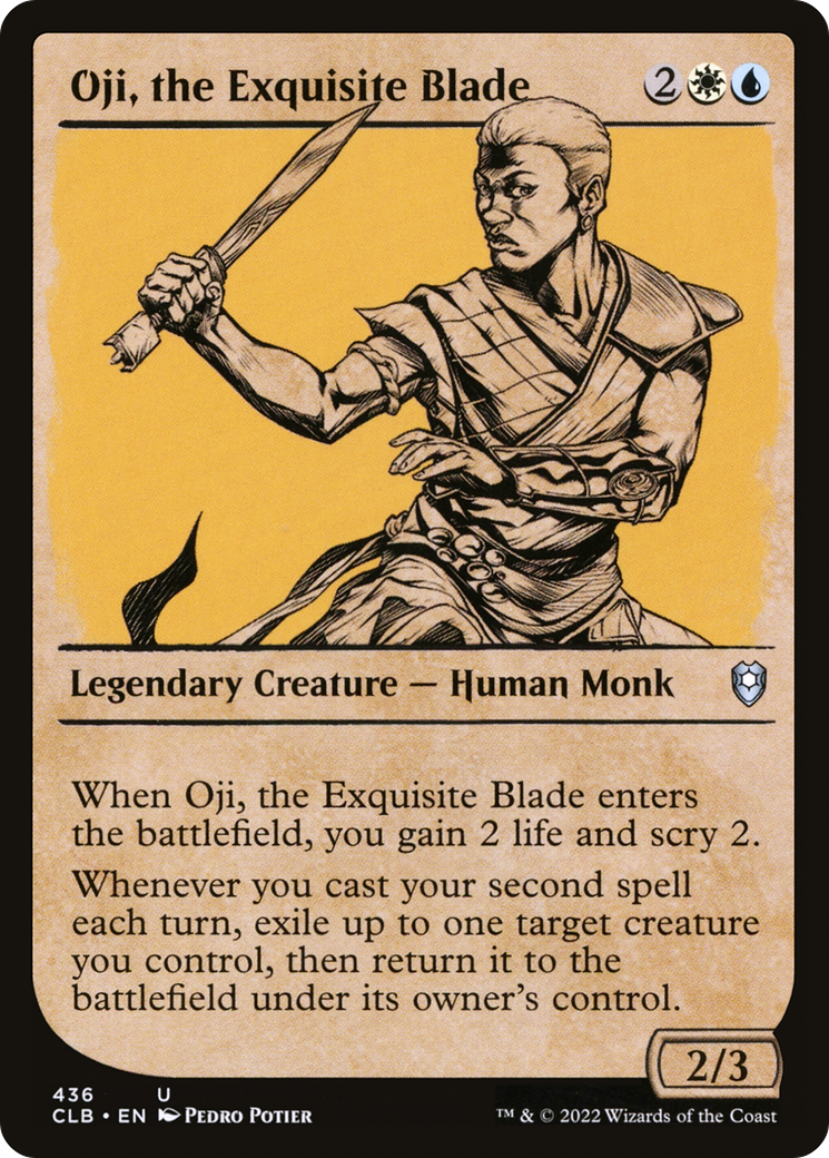 Oji, the Exquisite Blade - Showcase [Commander Legends: Battle for Baldur's Gate]