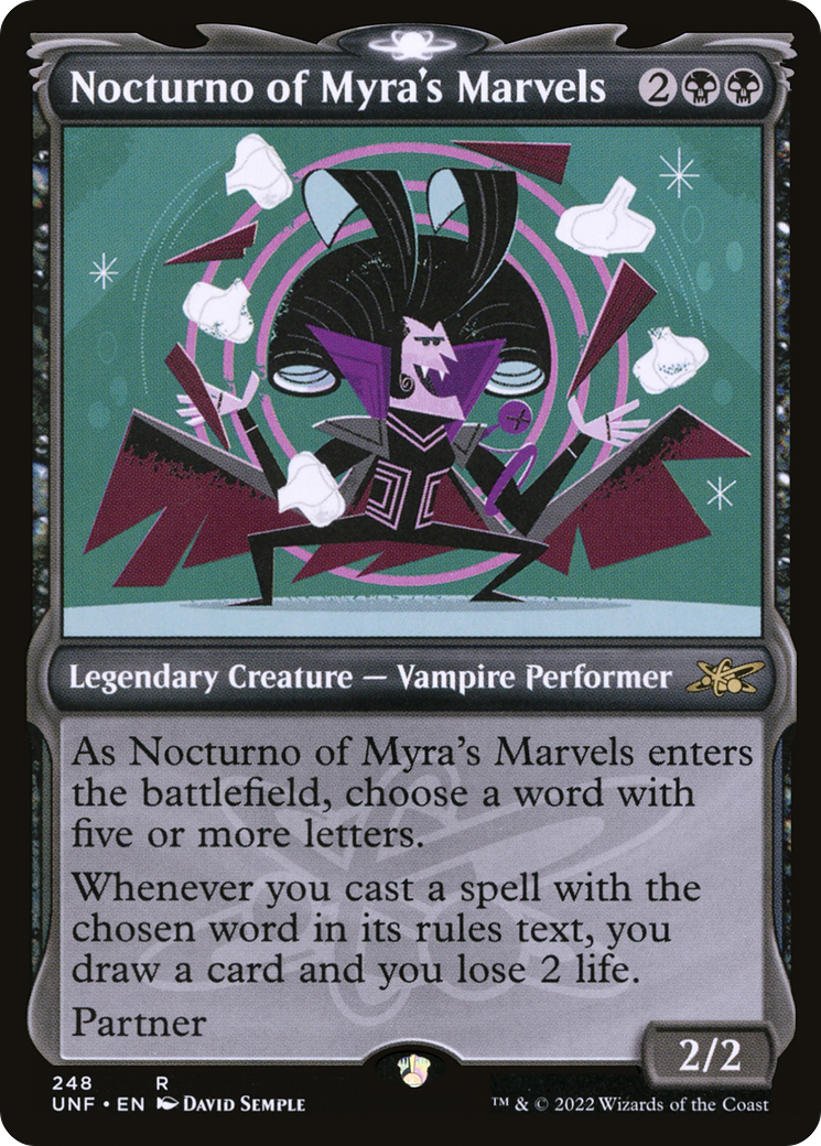 Nocturno of Myra's Marvels - Showcase [Unfinity]