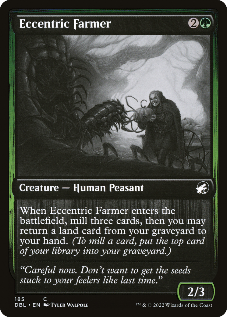 Eccentric Farmer (DBL-185) [Innistrad: Double Feature] Foil