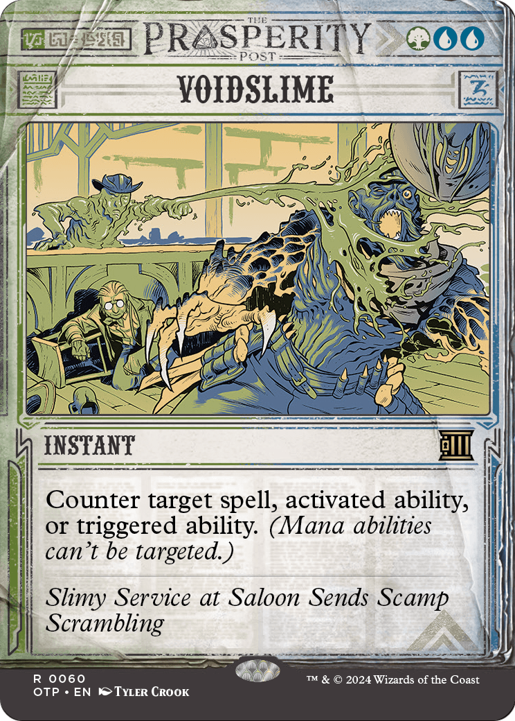 Voidslime (OTP-060) (Showcase) (Borderless) [Breaking News] Foil