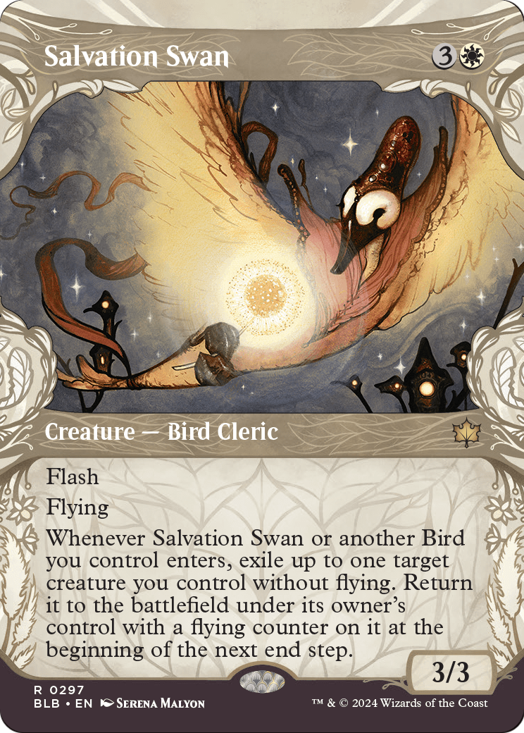 Salvation Swan (Showcase) (BLB-297) (Borderless) [Bloomburrow]