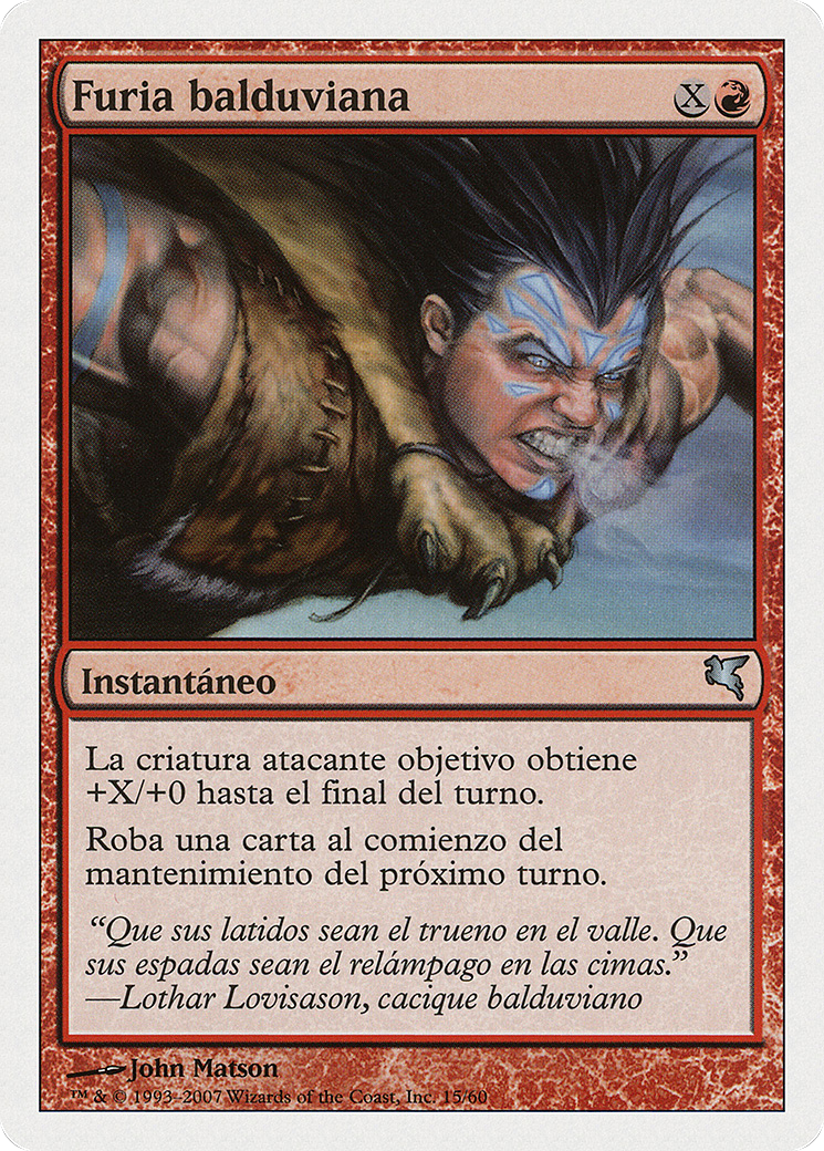 Balduvian Rage (Spanish) - "Furia balduviana" (PSAL-I15) [Salvat 2005]