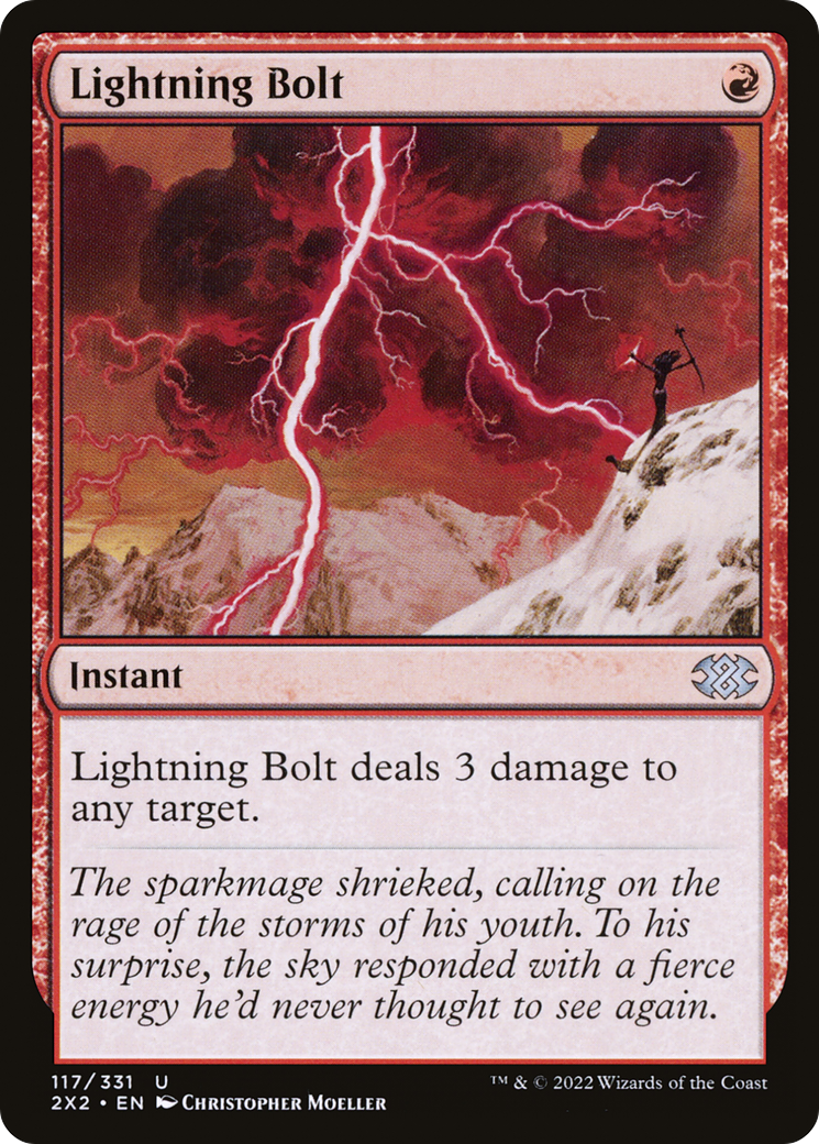 Lightning Bolt (2X2-117) [Double Masters 2022] Foil