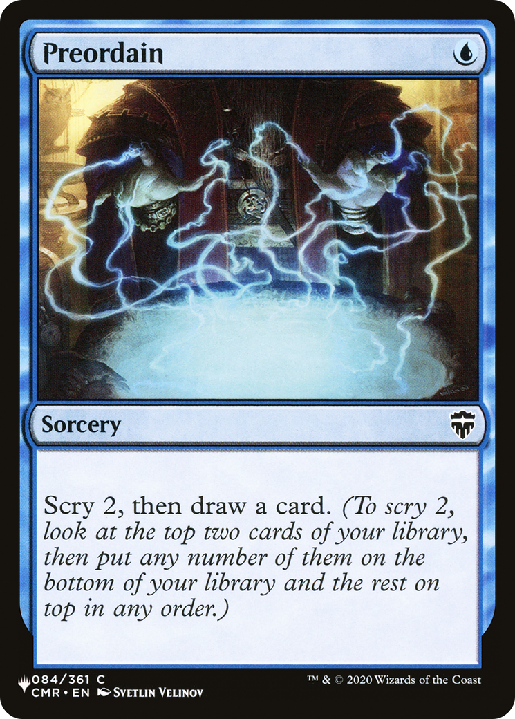 Preordain (CMR) (LIST-084) [The List]