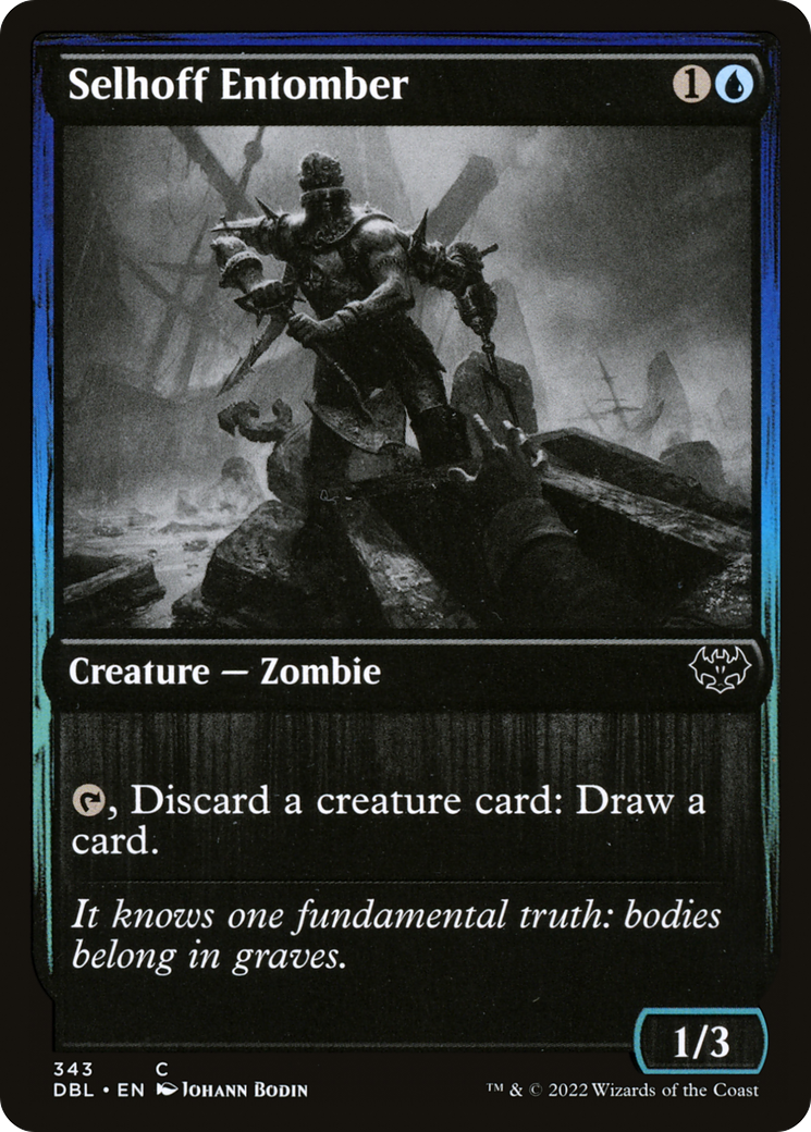Selhoff Entomber (DBL-343) [Innistrad: Double Feature] Foil