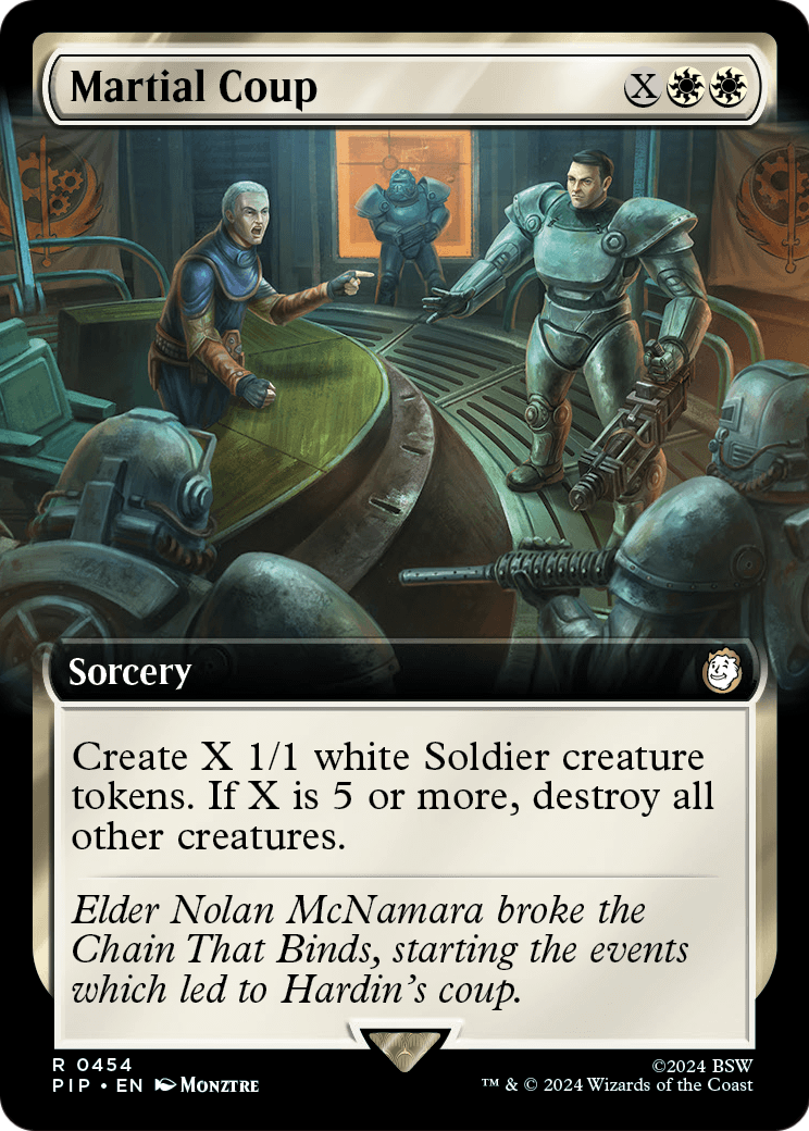 Martial Coup (Extended Art) (PIP-454) [Fallout]