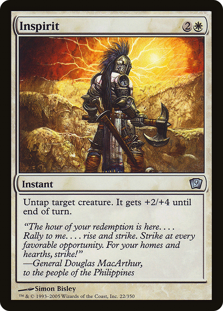 Inspirit (9ED-022) [9th Edition] Foil
