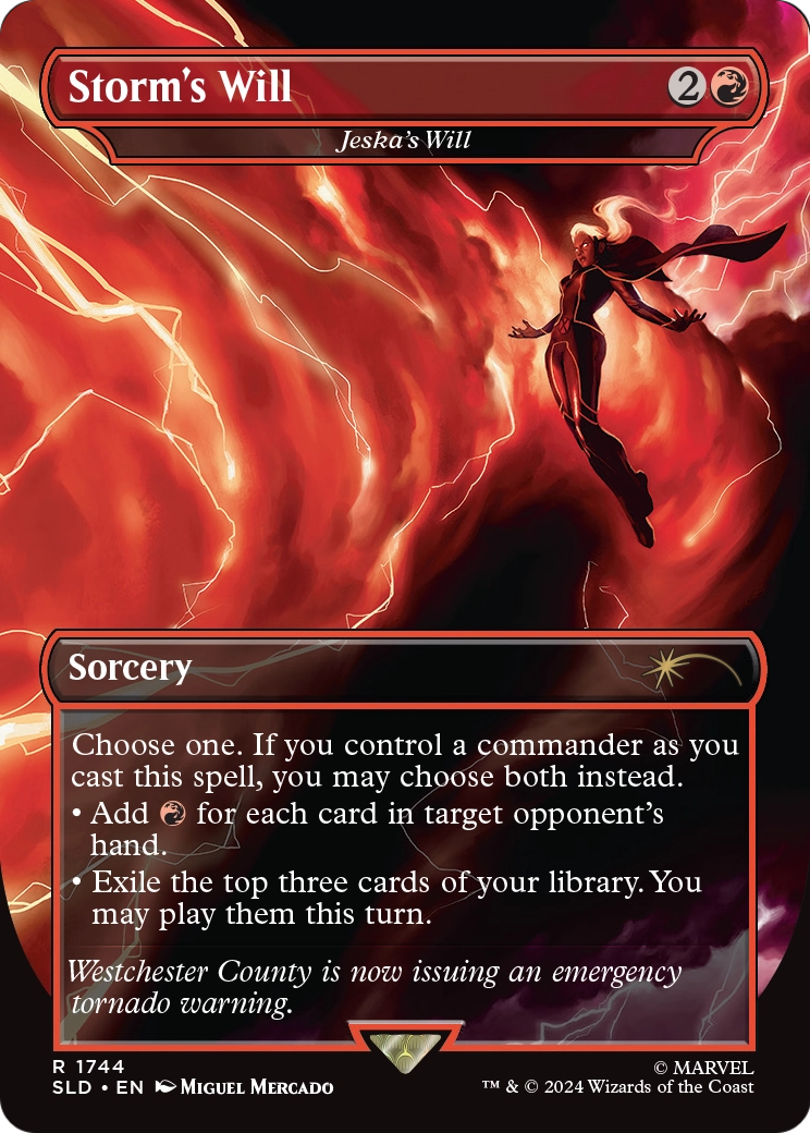 Storm's Will - Jeska's Will (SLD-1744) (Borderless) [Secret Lair Drop]