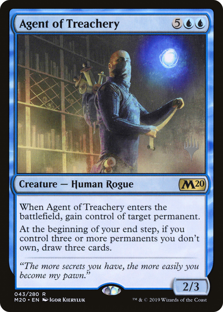 Agent of Treachery (PPM20-043) [Promo Pack: Core Set 2020 Promos]