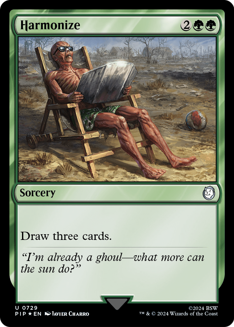 Harmonize (Surge Foil) (PIP-729) [Fallout] Foil