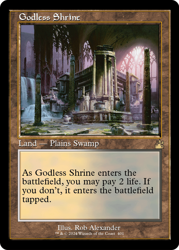 Godless Shrine (Retro Frame) (RVR-401) [Ravnica Remastered]