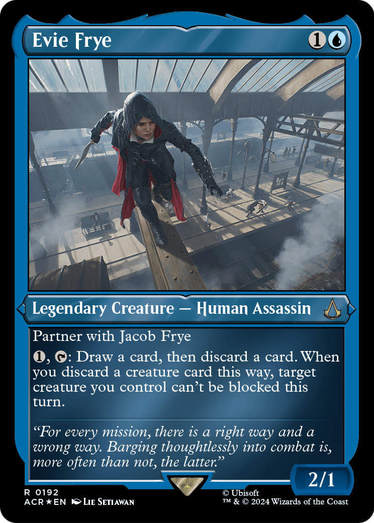Evie Frye (Foil Etched) (ACR-192) [Assassin's Creed] Foil