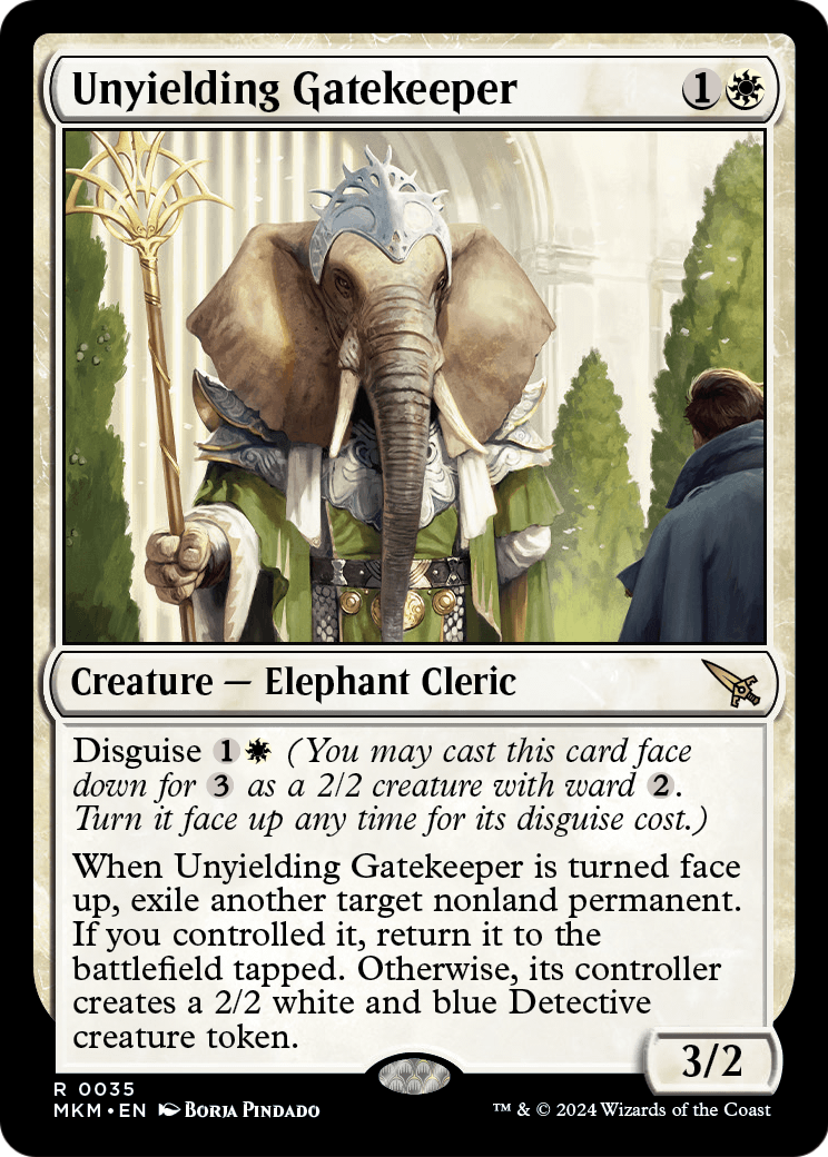 Unyielding Gatekeeper - Foil [Murders at Karlov Manor]