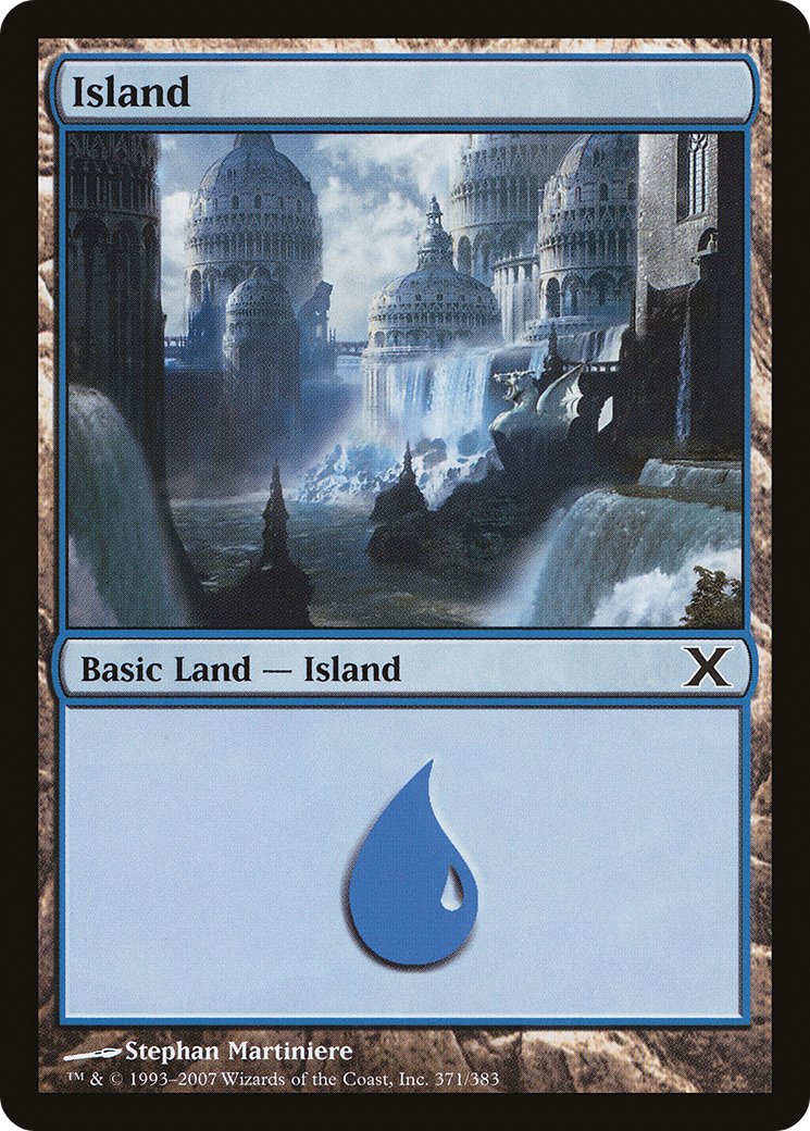 Island (10E-371) [Tenth Edition] Foil