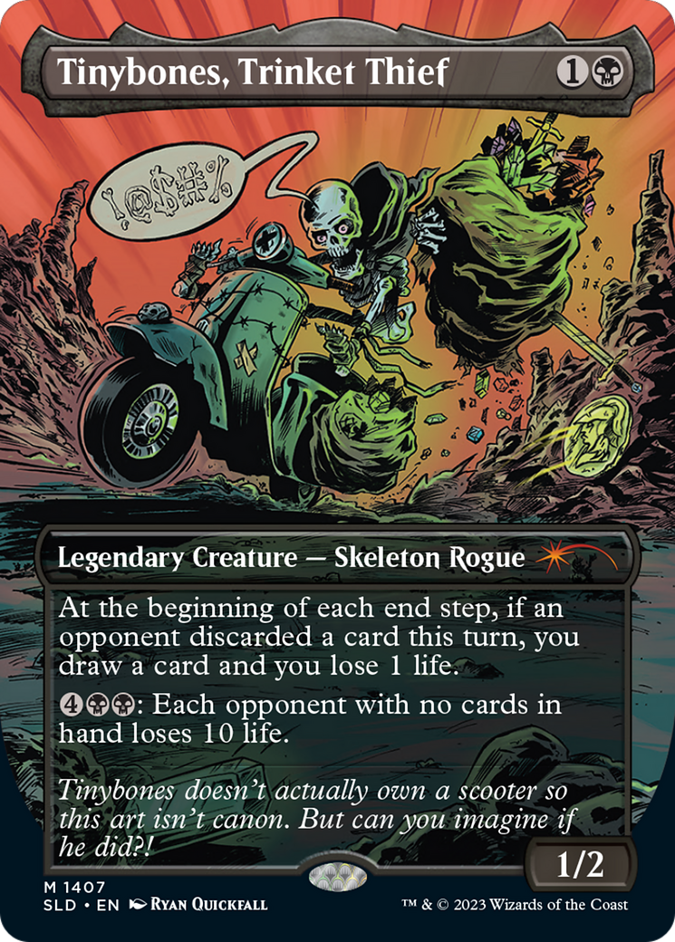 Tinybones, Trinket Thief (SLD-1407) (Borderless) [Secret Lair Drop] Foil