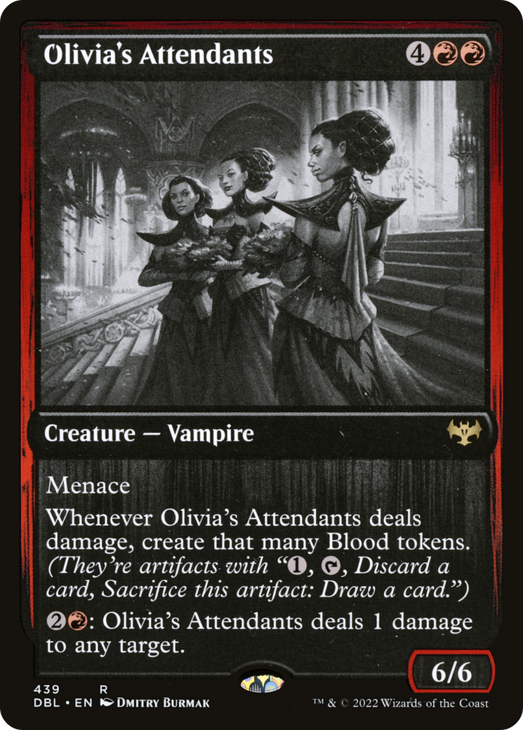 Olivia's Attendants (DBL-439) [Innistrad: Double Feature] Foil