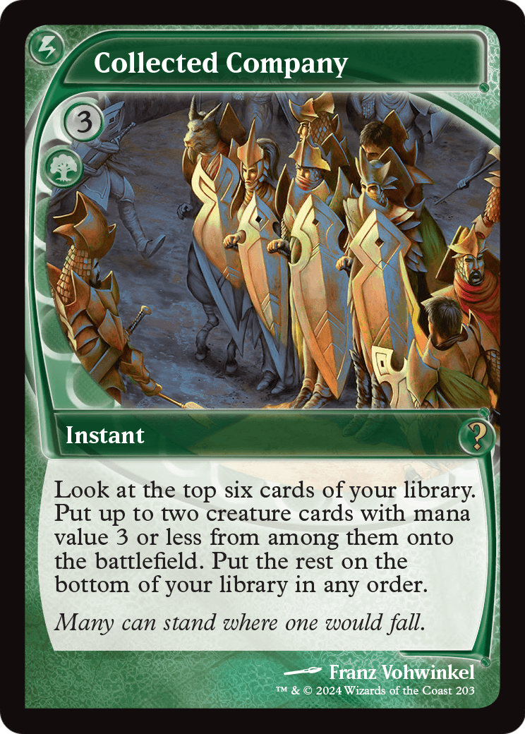 Collected Company (Future Sight) (MB2-203) [Mystery Booster 2] Foil