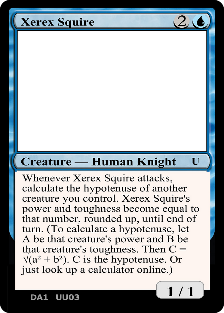 Xerex Squire (UNK-UU03C) [Unknown Event]